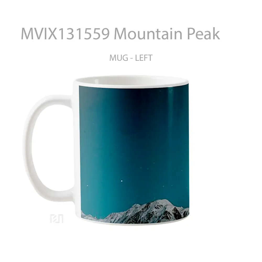 Mug Mountain Peak Gelas Pemandangan Alam - All-side / Desain