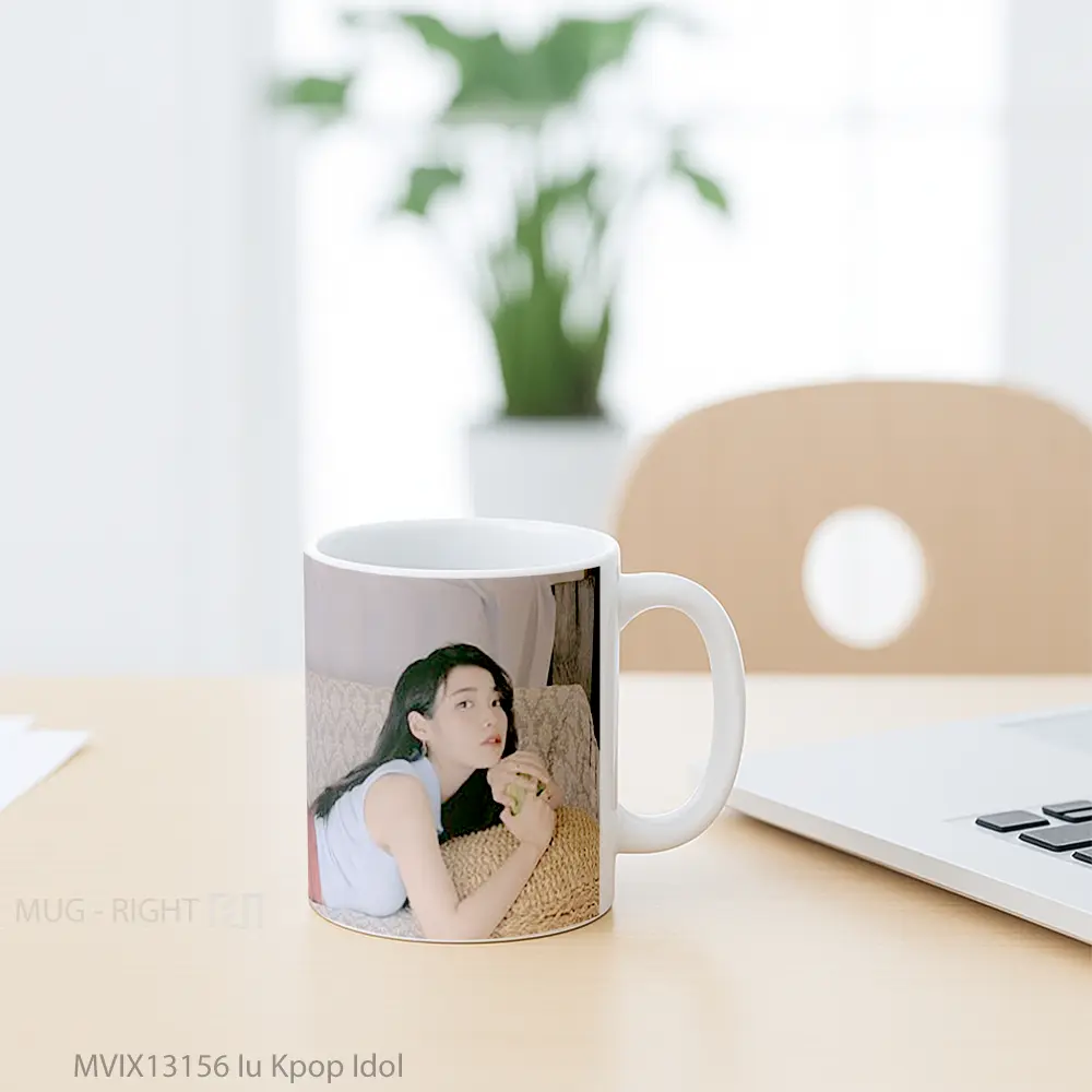 Mug Iu Kpop Idol Gelas Keramik Unik - All-side / Desain