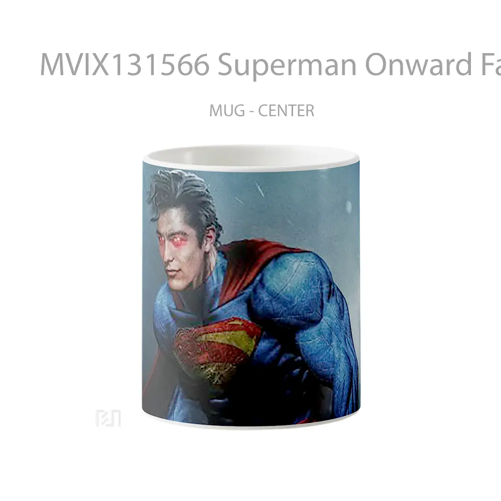 Mug Superman Onward Fanart Gelas Superhero