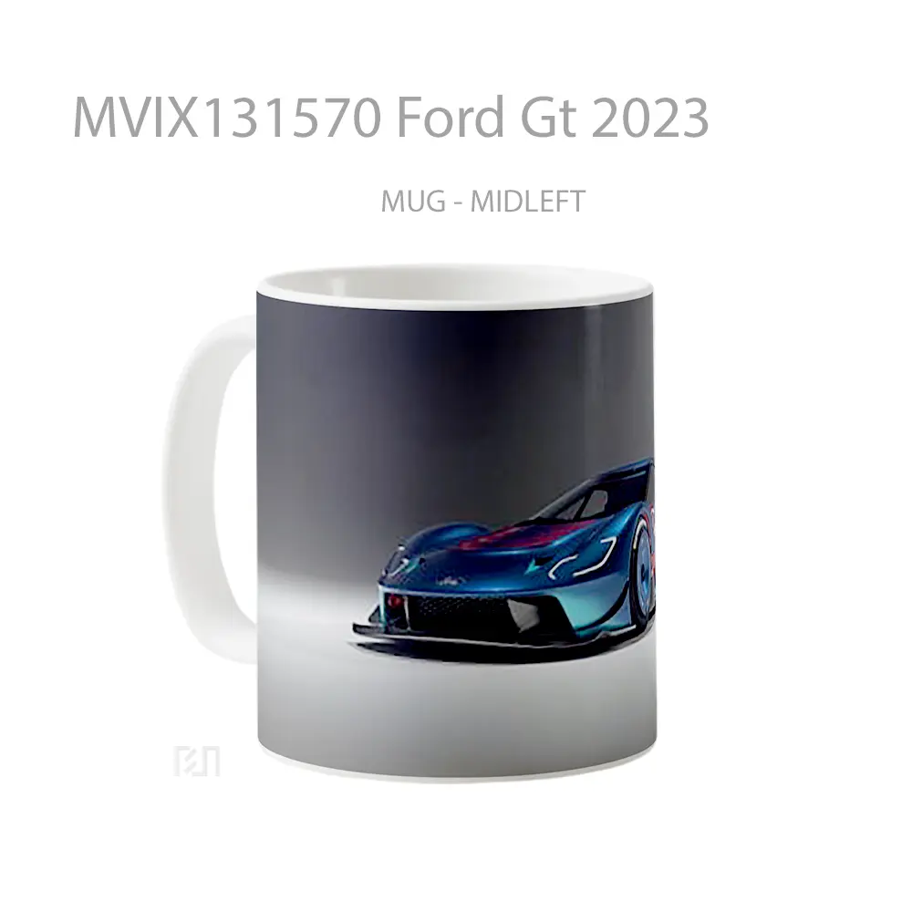 Mug Ford Gt 2023 Cangkir Mobil - All-side / Desain