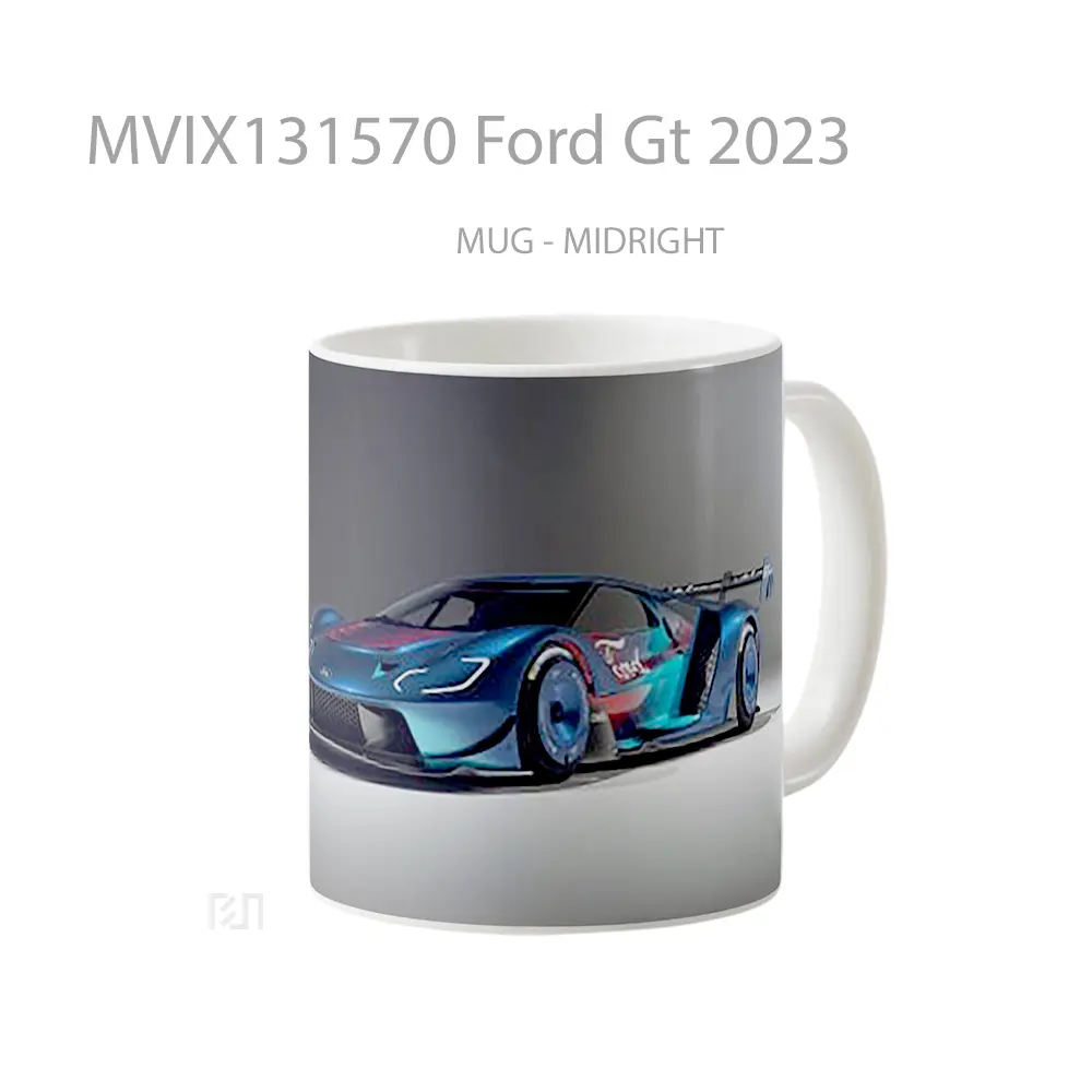Mug Ford Gt 2023 Cangkir Mobil - All-side / Desain