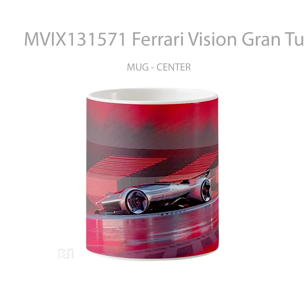 Mug Ferrari Vision Gran Turismo V2 Gelas Superhero