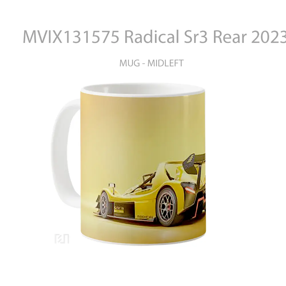 Mug Radical Sr3 Rear 2023 Gelas Keramik Unik - All-side / Desain