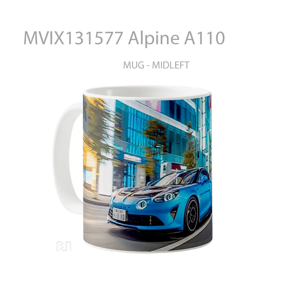 Mug Alpine A110 Gelas Keramik Unik - All-side / Desain