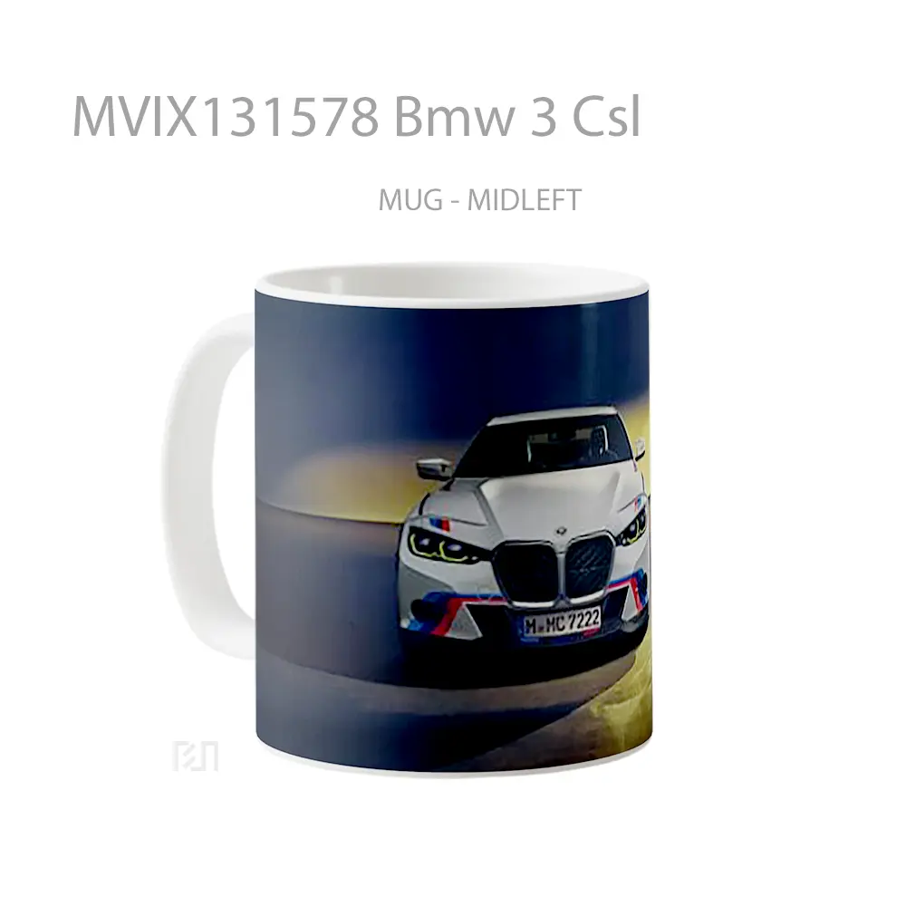 Mug Bmw 3 Csl Cangkir Mobil - All-side / Desain
