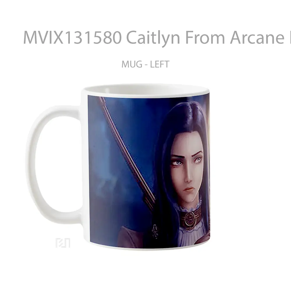Mug Caitlyn From Arcane League Of Legends Cangkir Gamer - All-side / Desain