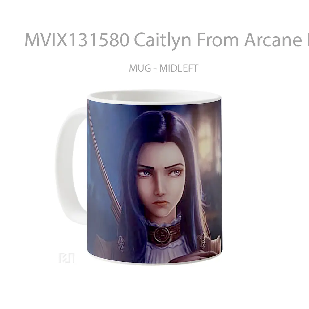 Mug Caitlyn From Arcane League Of Legends Cangkir Gamer - All-side / Desain