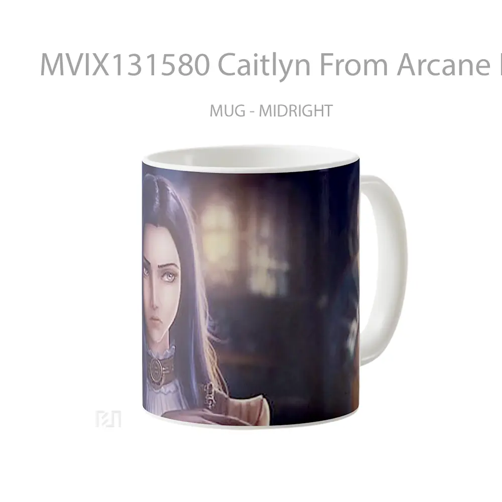 Mug Caitlyn From Arcane League Of Legends Cangkir Gamer - All-side / Desain