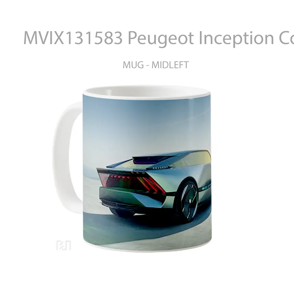 Mug Peugeot Inception Concept Gelas Film - All-side / Desain