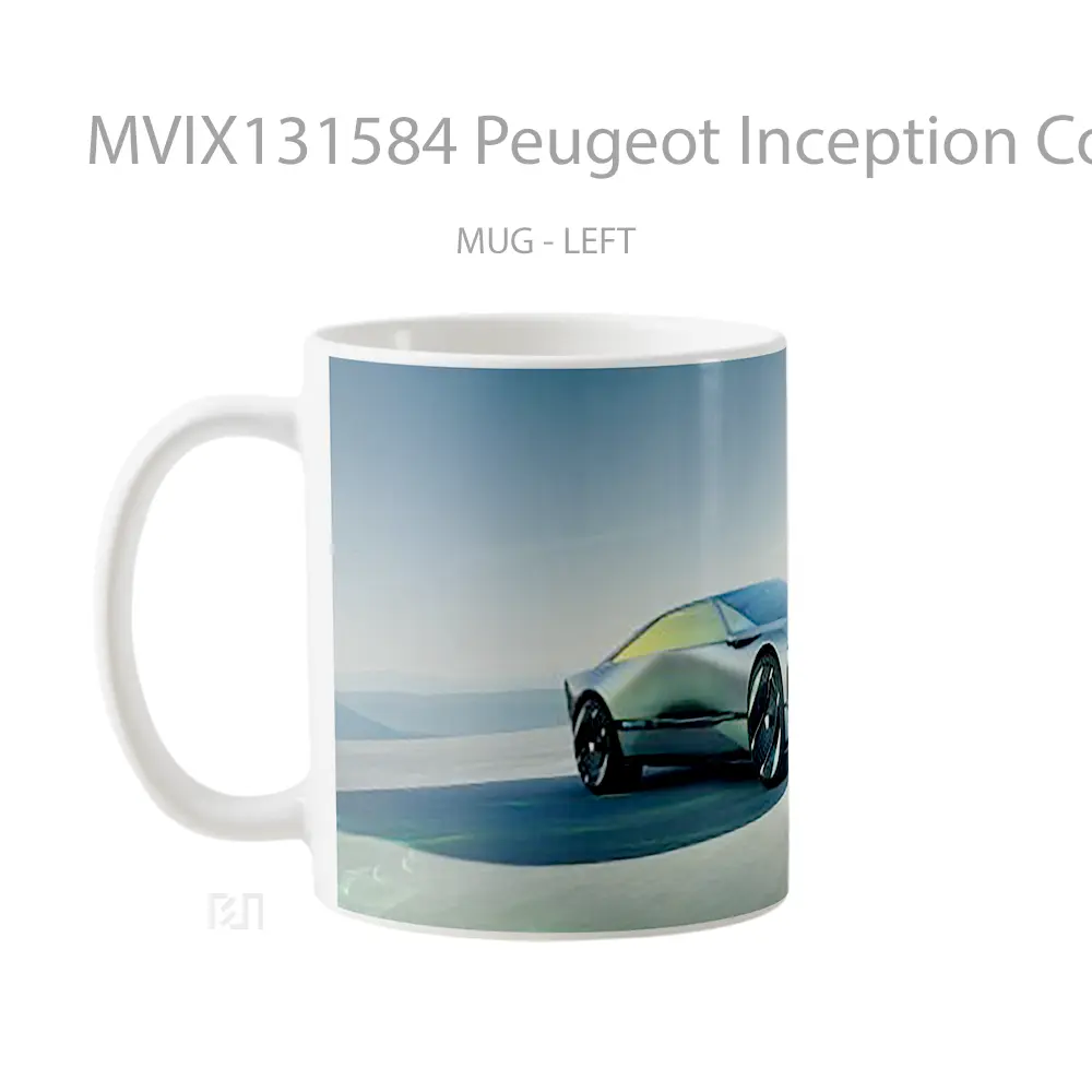 Mug Peugeot Inception Concept 2023 Gelas Film - All-side / Desain