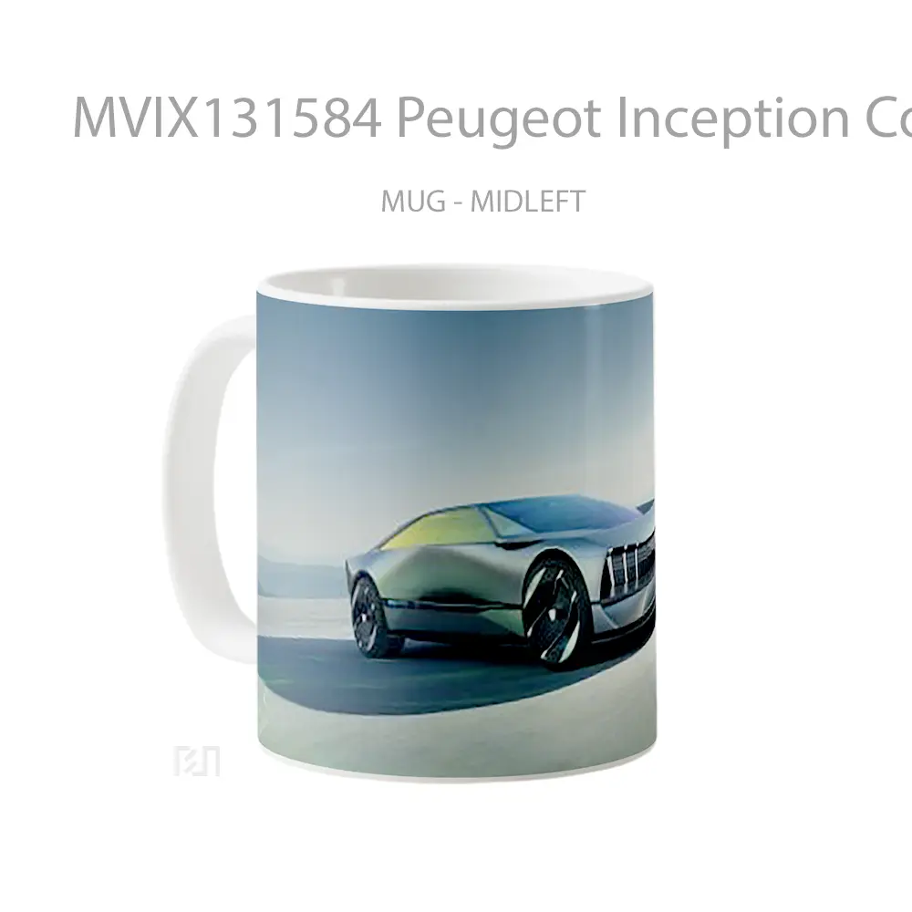 Mug Peugeot Inception Concept 2023 Gelas Film - All-side / Desain