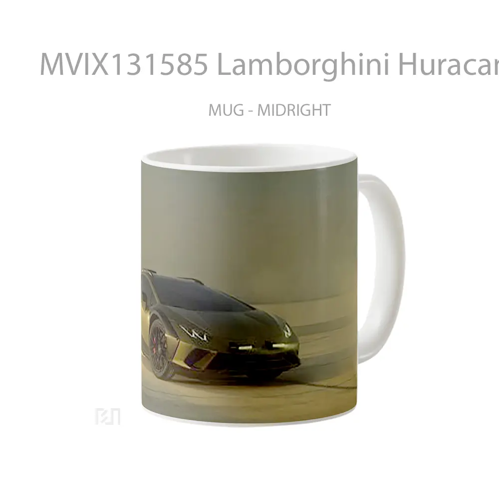 Mug Lamborghini Huracan Sterrato Cangkir Mobil - All-side / Desain