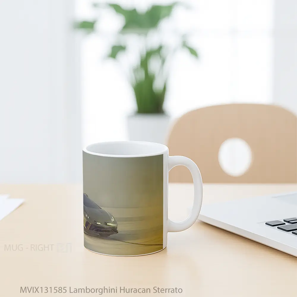 Mug Lamborghini Huracan Sterrato Cangkir Mobil - All-side / Desain