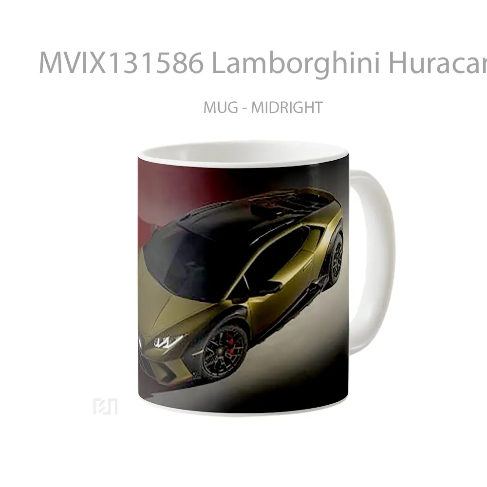 Mug Lamborghini Huracan Sterrato 2023 Cangkir Mobil - All-side / Desain