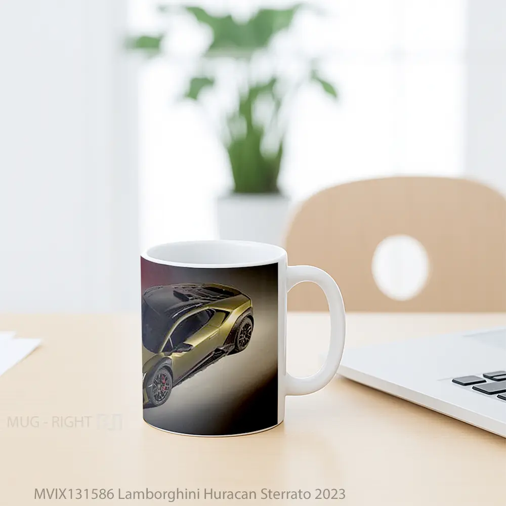Mug Lamborghini Huracan Sterrato 2023 Cangkir Mobil - All-side / Desain