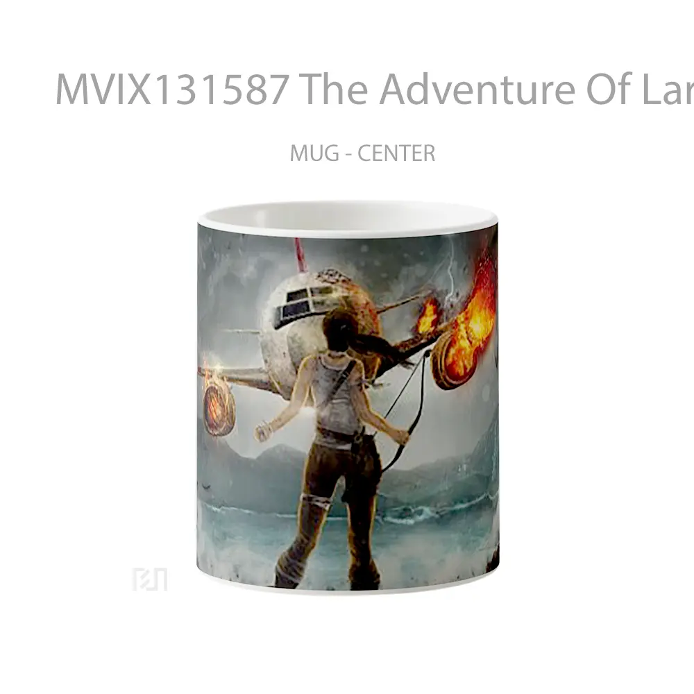 Mug The Adventure Of Lara Croft Gelas Keramik Unik