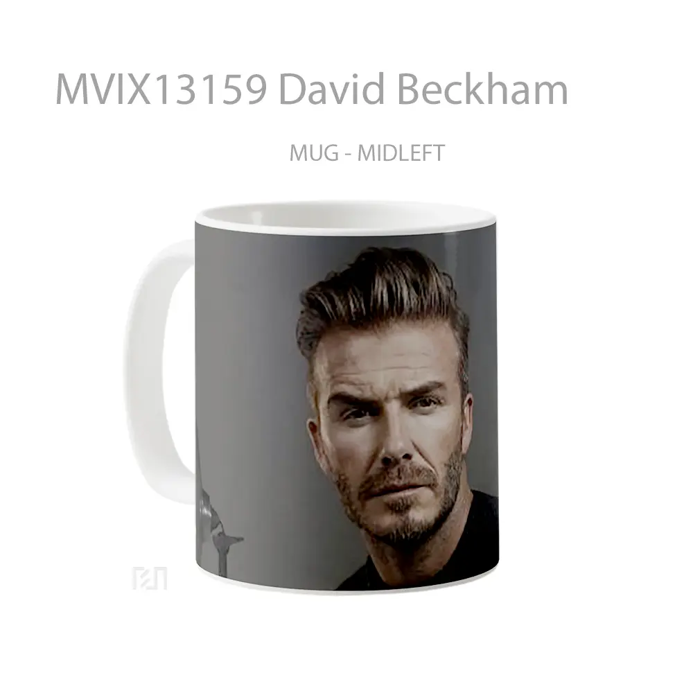 Mug David Beckham Gelas Keramik Unik - All-side / Desain