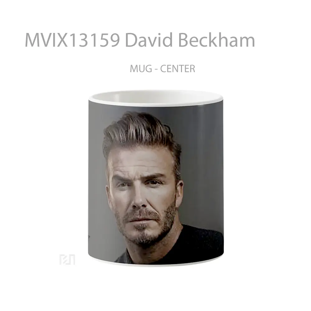 Mug David Beckham Gelas Keramik Unik