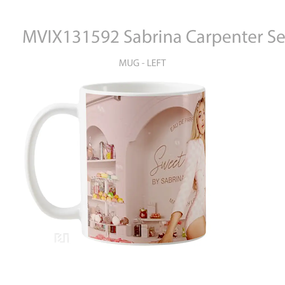 Mug Sabrina Carpenter Seet Tooth Perfume Gelas Keramik Unik - All-side / Desain