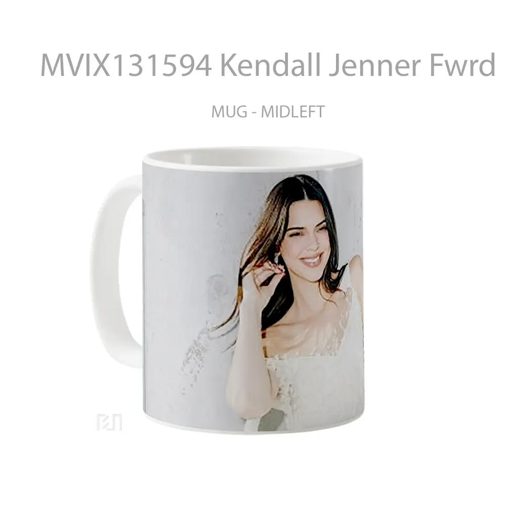 Mug Kendall Jenner Fwrd Holiday Campaign Gelas Selebriti - All-side / Desain