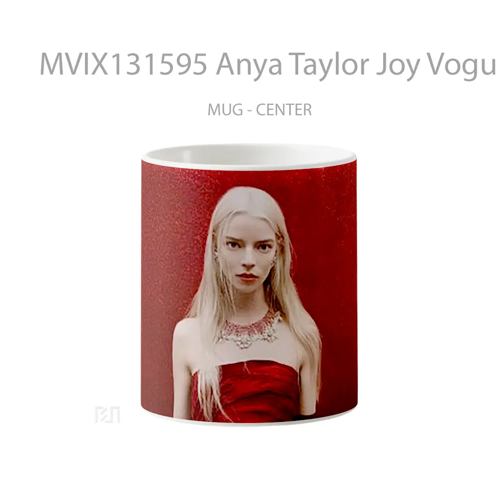 Mug Anya Taylor Joy Vogue Australia Gelas Selebriti