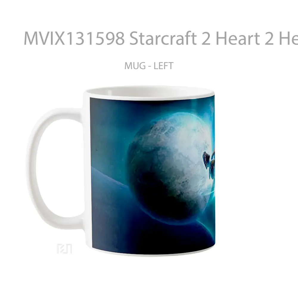 Mug Starcraft 2 Heart 2 Heart Of The Swarm Gelas Keramik Unik - All-side / Desain