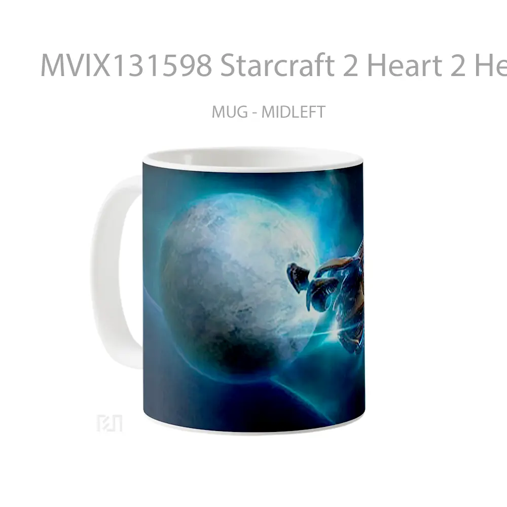 Mug Starcraft 2 Heart 2 Heart Of The Swarm Gelas Keramik Unik - All-side / Desain