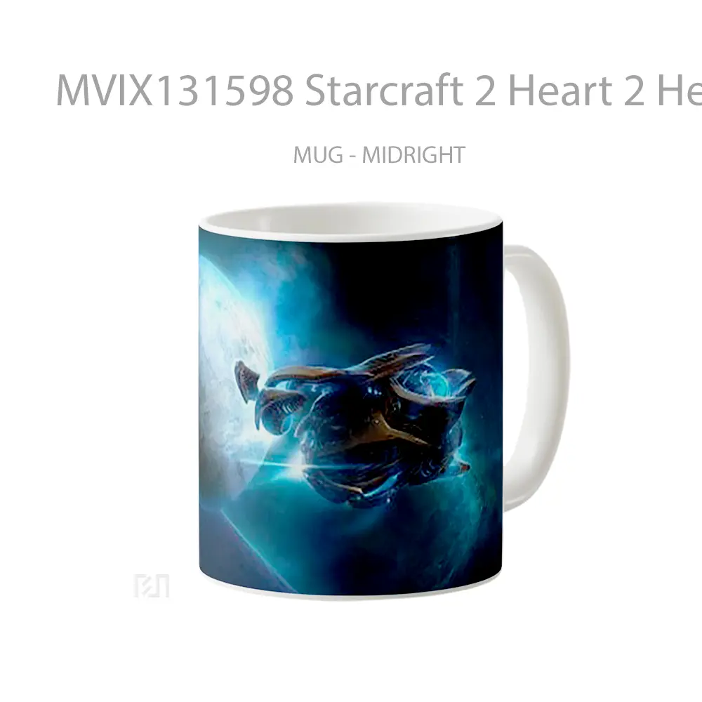 Mug Starcraft 2 Heart 2 Heart Of The Swarm Gelas Keramik Unik - All-side / Desain