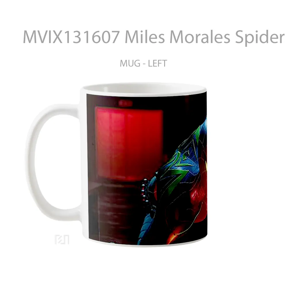 Mug Miles Morales Spider Man 2023 Gelas Superhero - All-side / Desain