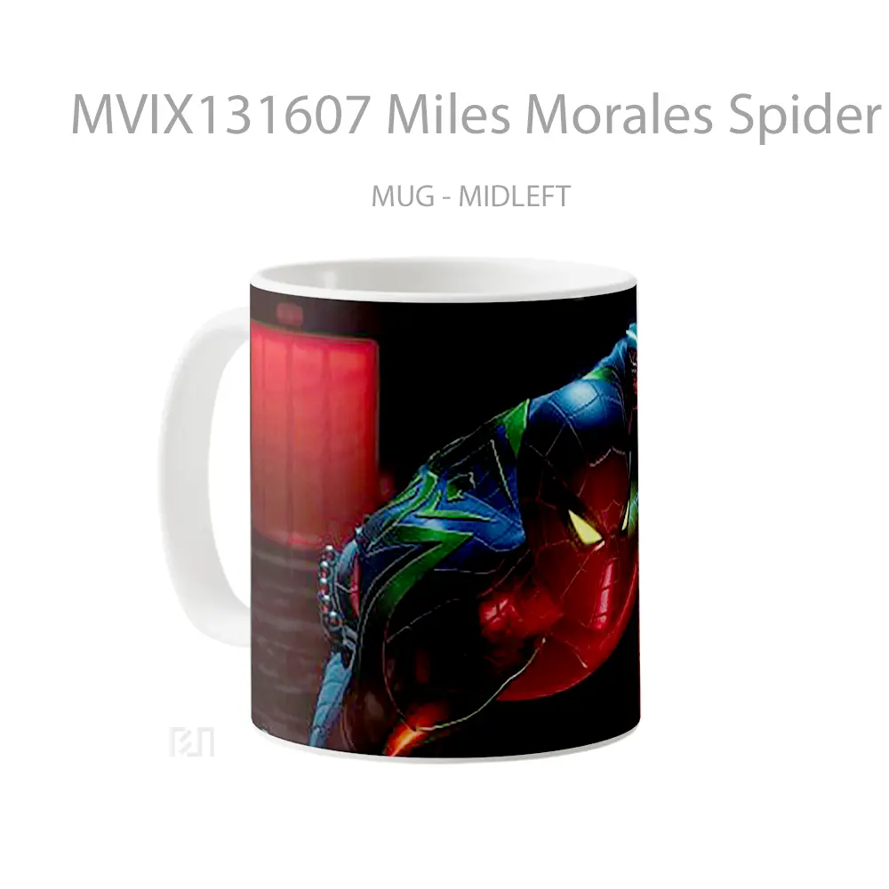 Mug Miles Morales Spider Man 2023 Gelas Superhero - All-side / Desain