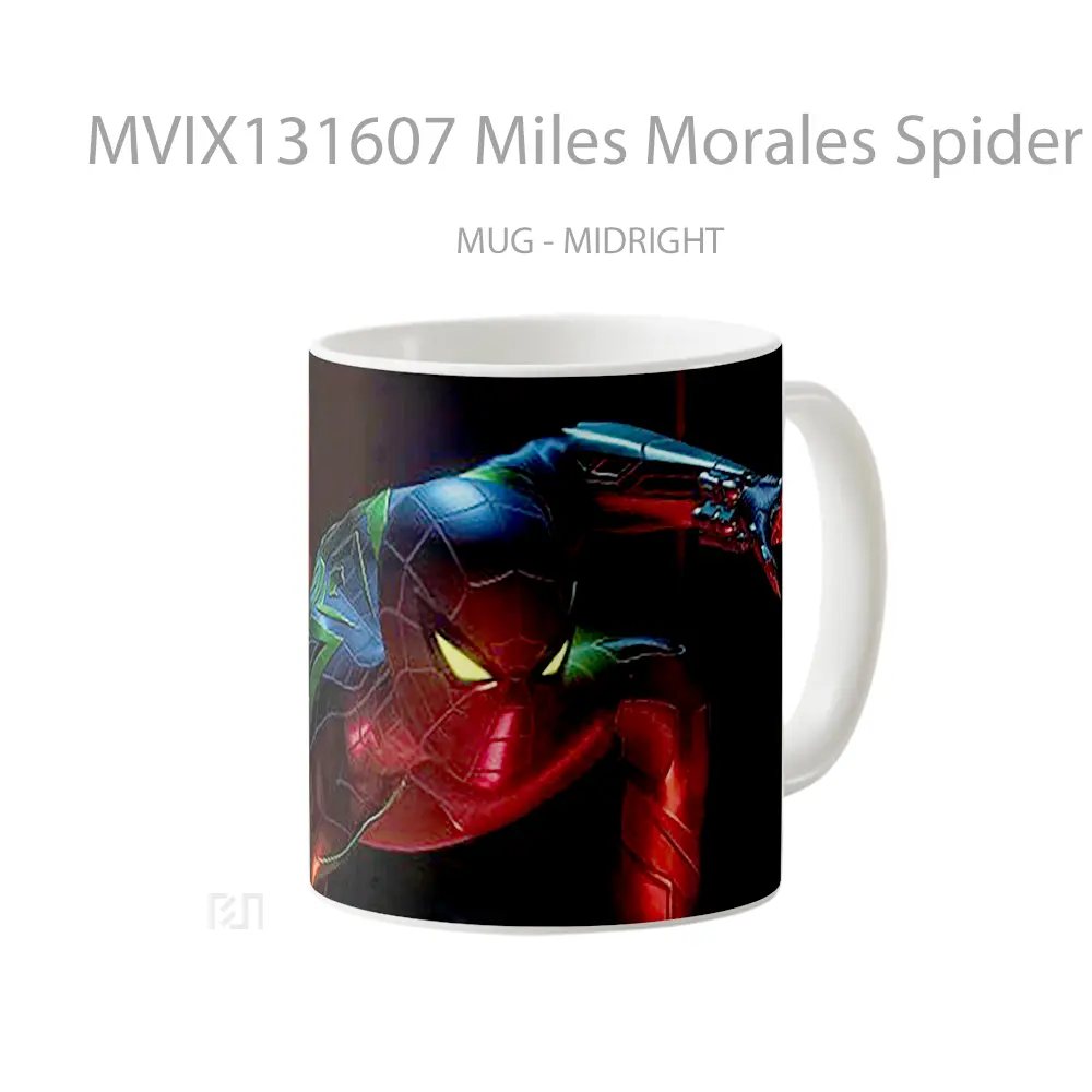 Mug Miles Morales Spider Man 2023 Gelas Superhero - All-side / Desain