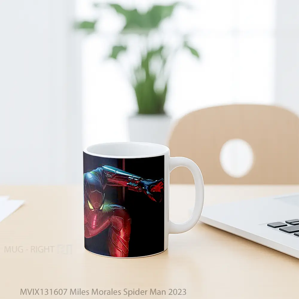 Mug Miles Morales Spider Man 2023 Gelas Superhero - All-side / Desain