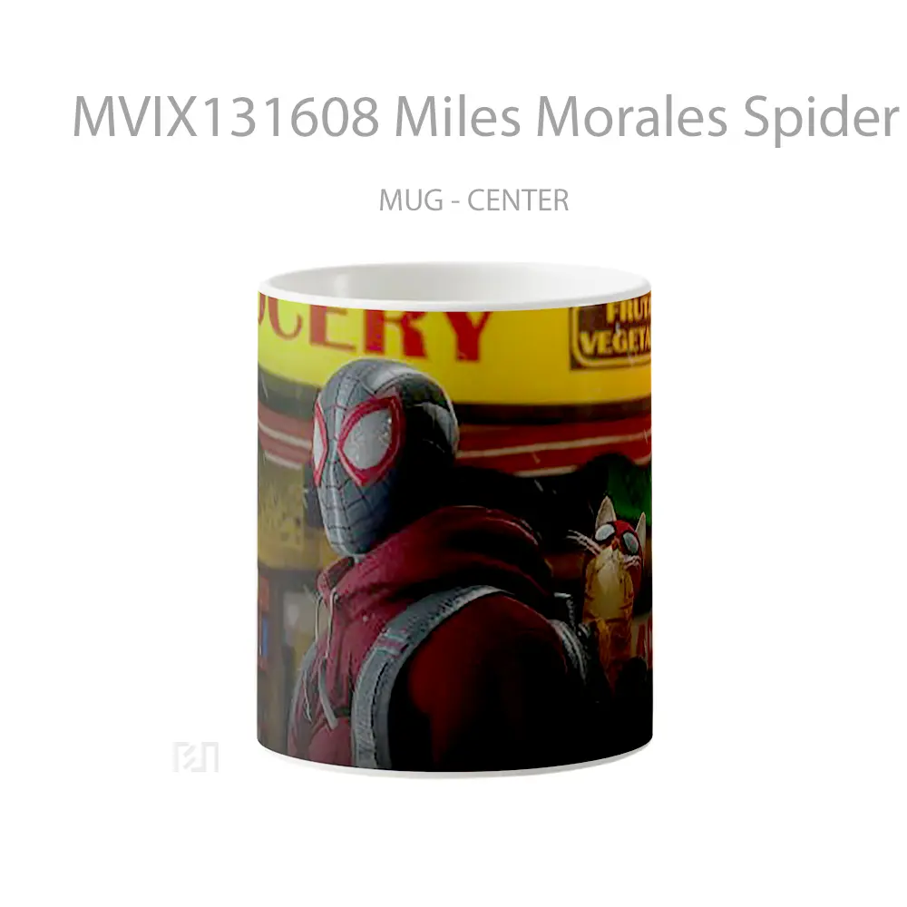 Mug Miles Morales Spider Man V2 Gelas Superhero