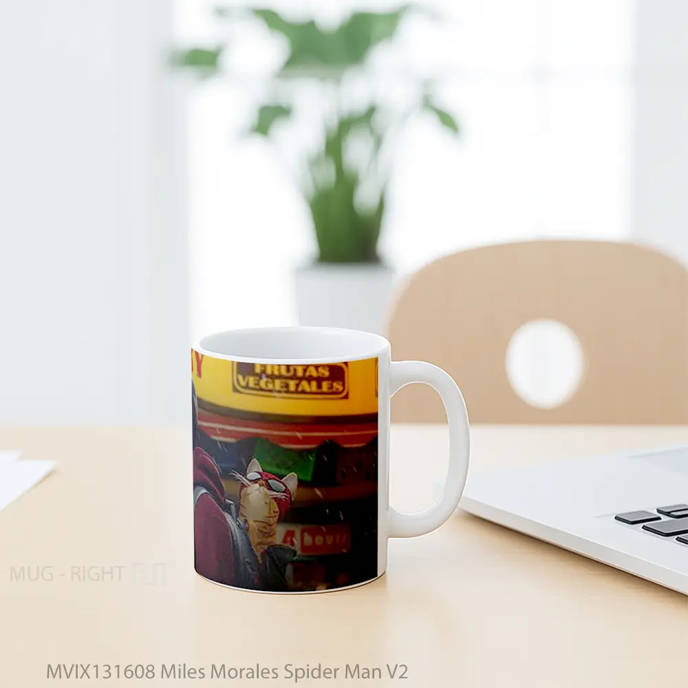 Mug Miles Morales Spider Man V2 Gelas Superhero - All-side / Desain