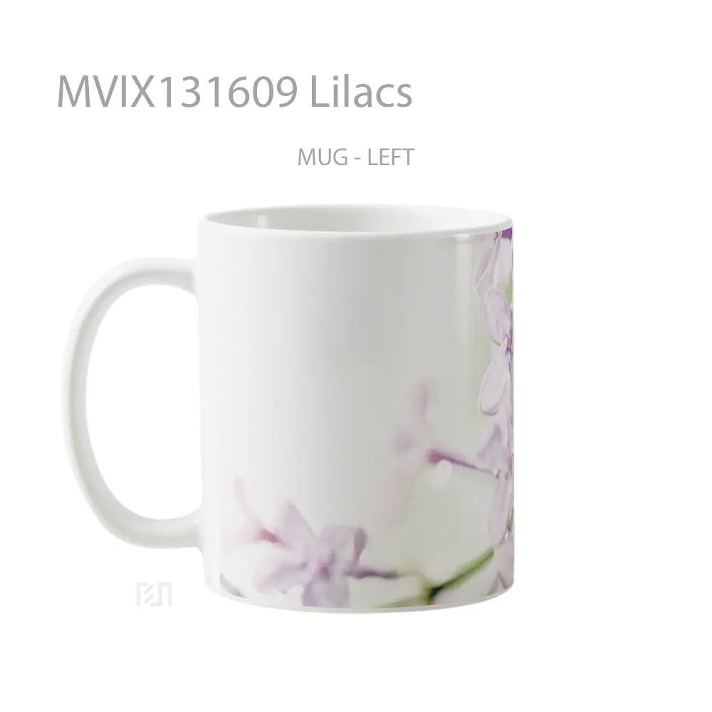 Mug Lilacs Gelas Keramik Unik - All-side / Desain
