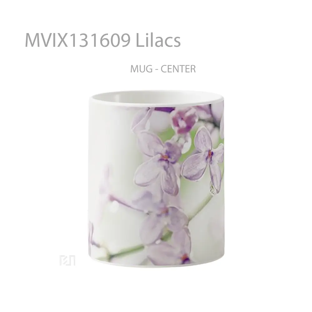 Mug Lilacs Gelas Keramik Unik