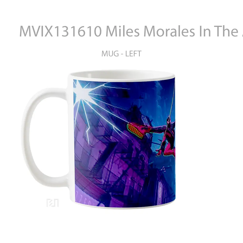 Mug Miles Morales In The Air Gelas Keramik Unik - All-side / Desain