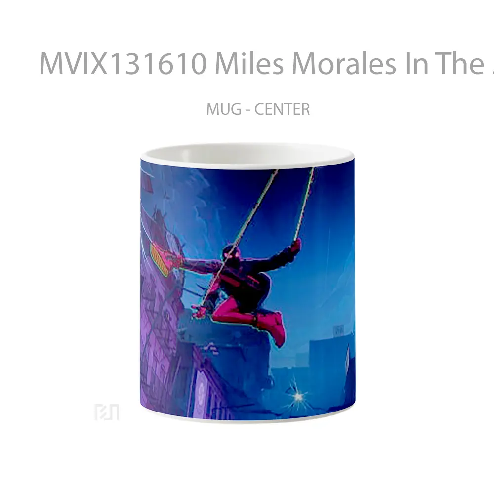 Mug Miles Morales In The Air Gelas Keramik Unik