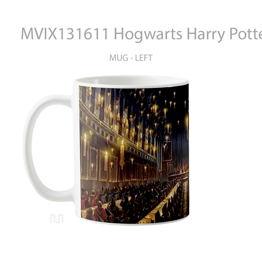 Mug Hogwarts Harry Potter Gelas Film - All-side / Desain