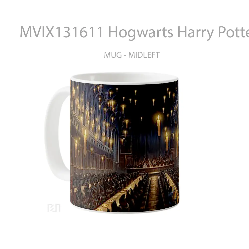 Mug Hogwarts Harry Potter Gelas Film - All-side / Desain