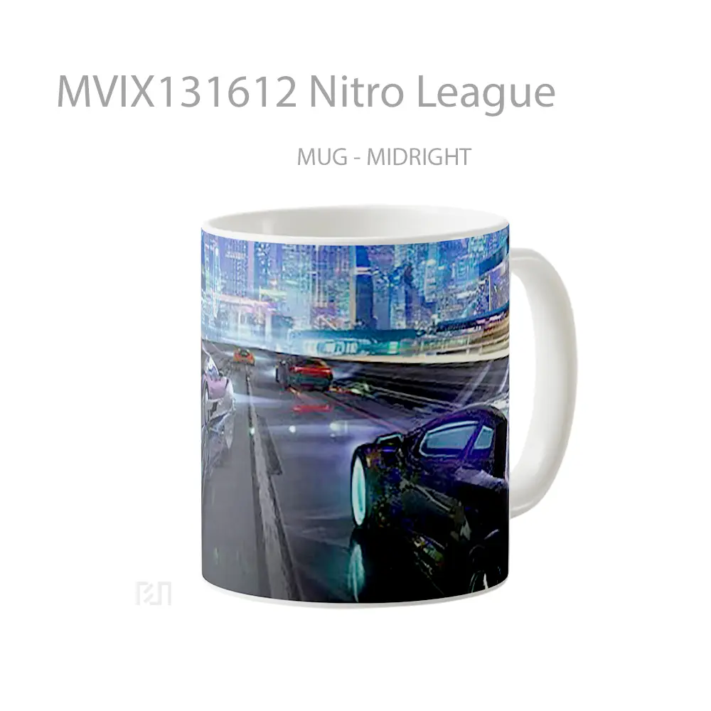 Mug Nitro League Gelas Keramik Unik - All-side / Desain