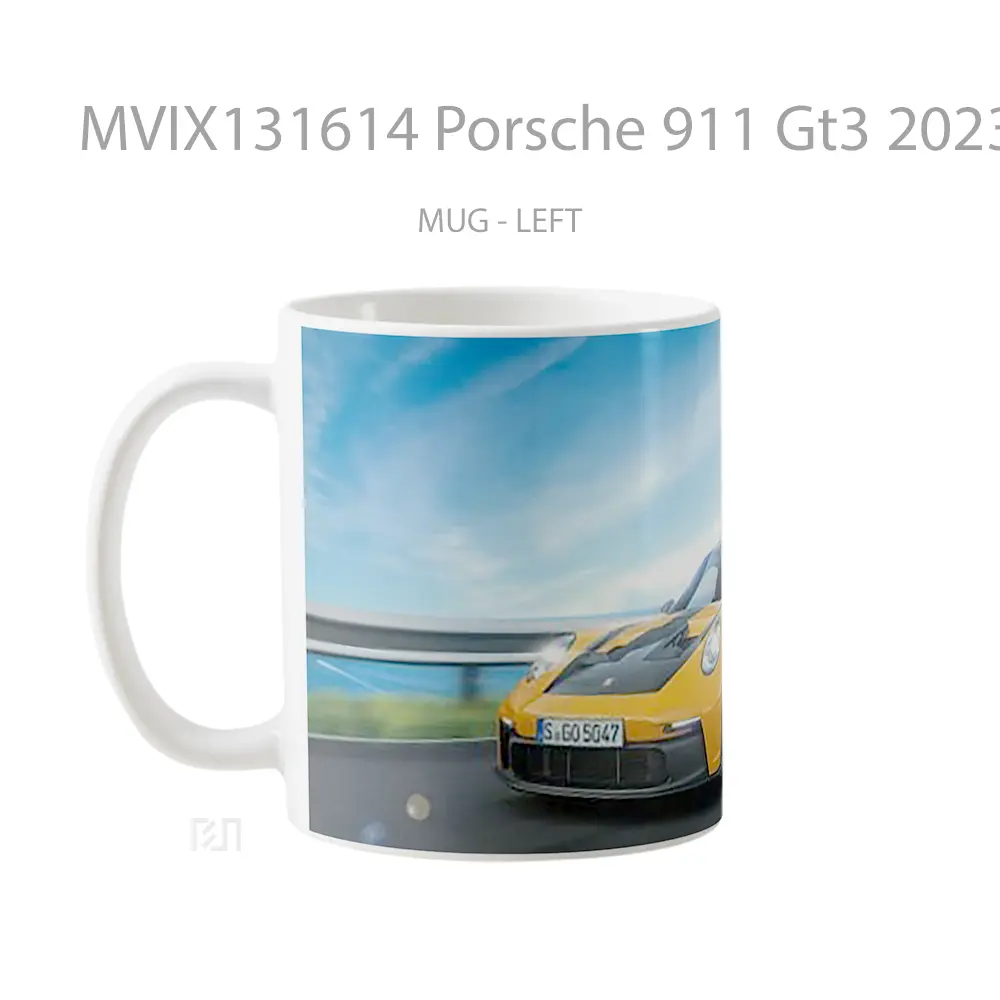 Mug Porsche 911 Gt3 2023 Cangkir Mobil - All-side / Desain