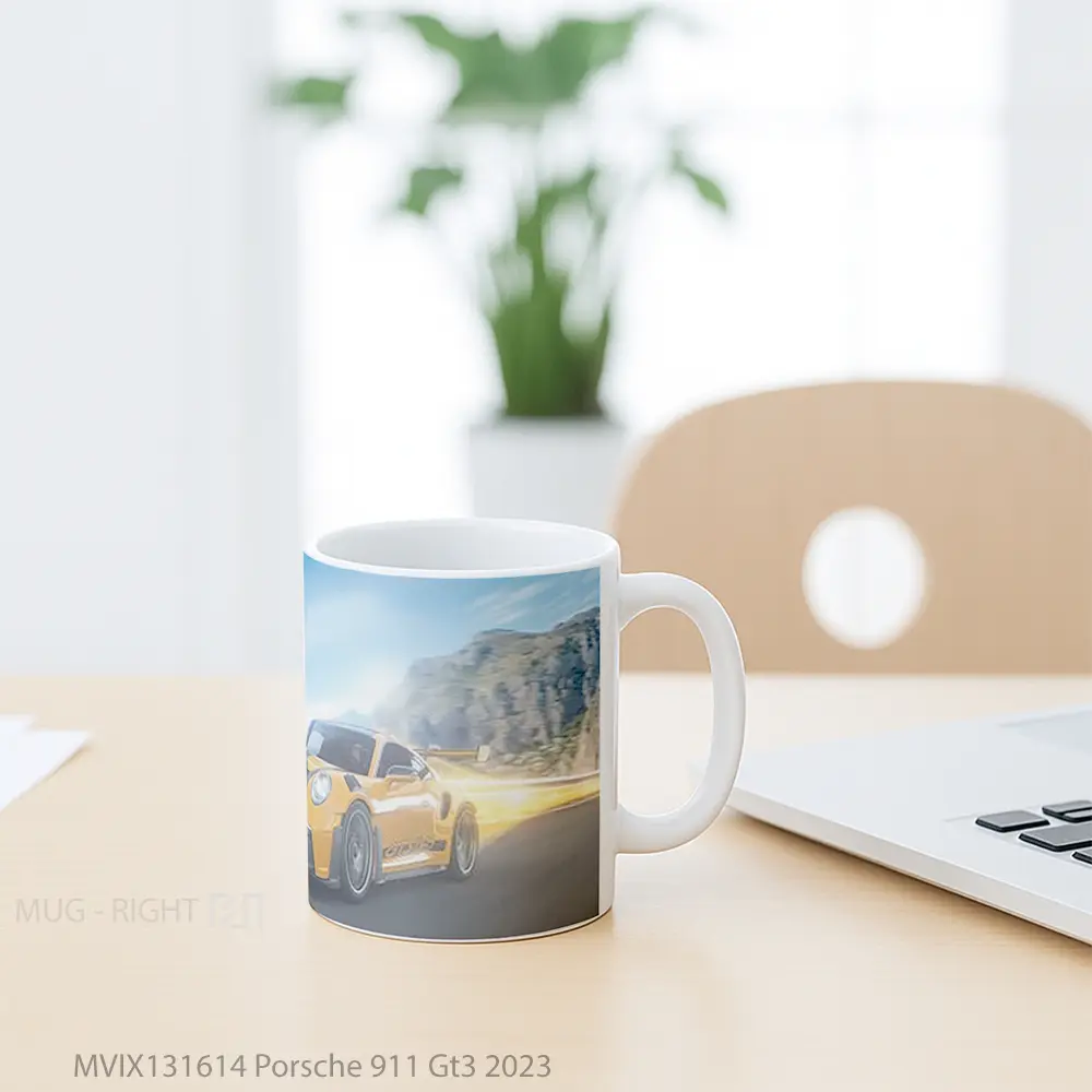 Mug Porsche 911 Gt3 2023 Cangkir Mobil - All-side / Desain