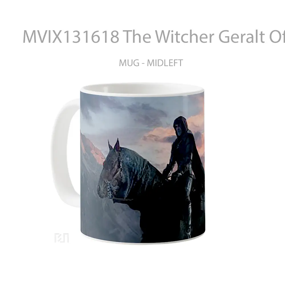 Mug The Witcher Geralt Of Rivia Gelas Keramik Unik - All-side / Desain