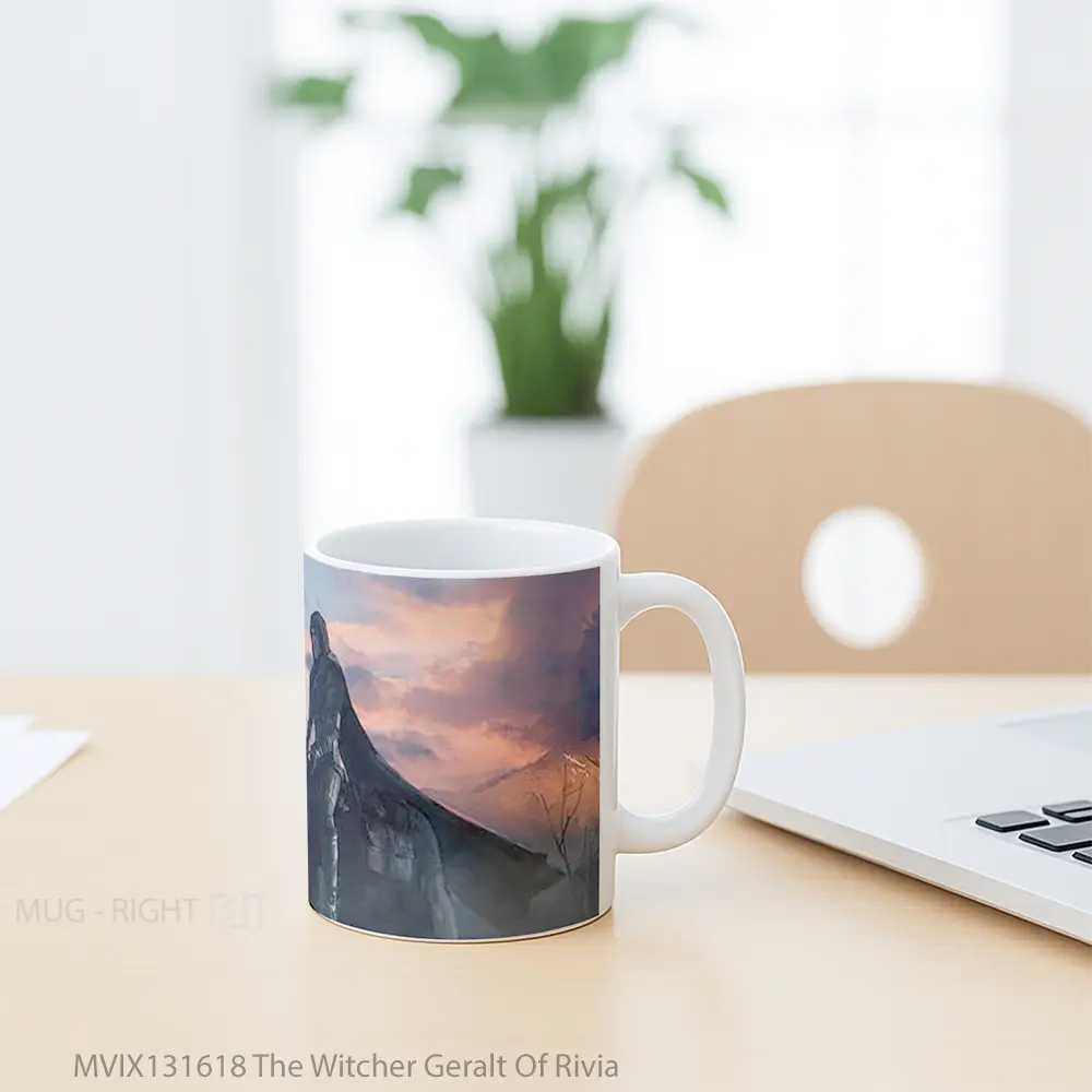 Mug The Witcher Geralt Of Rivia Gelas Keramik Unik - All-side / Desain