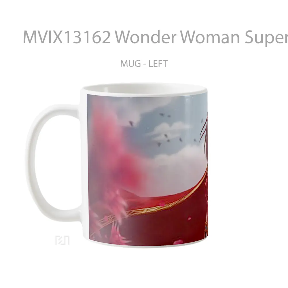 Mug Wonder Woman Superhero Dc Fanart Gelas Superhero - All-side / Desain