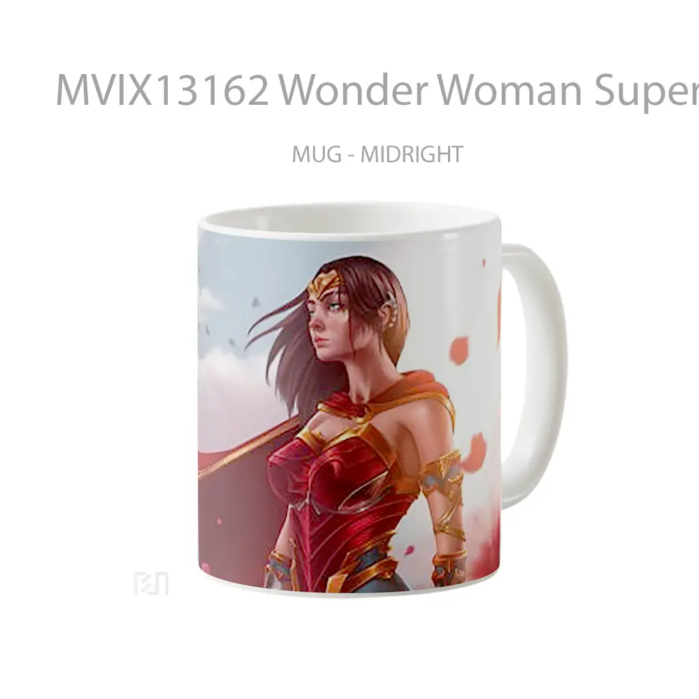 Mug Wonder Woman Superhero Dc Fanart Gelas Superhero - All-side / Desain