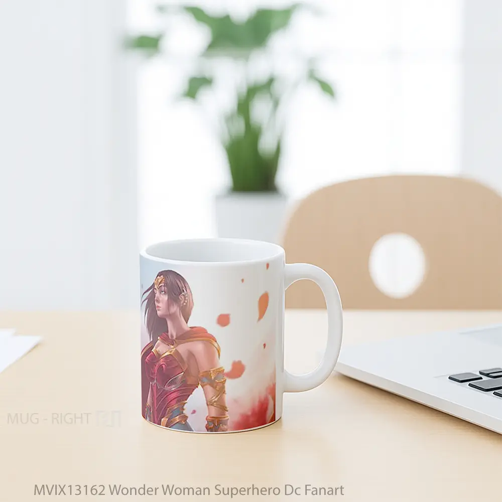 Mug Wonder Woman Superhero Dc Fanart Gelas Superhero - All-side / Desain