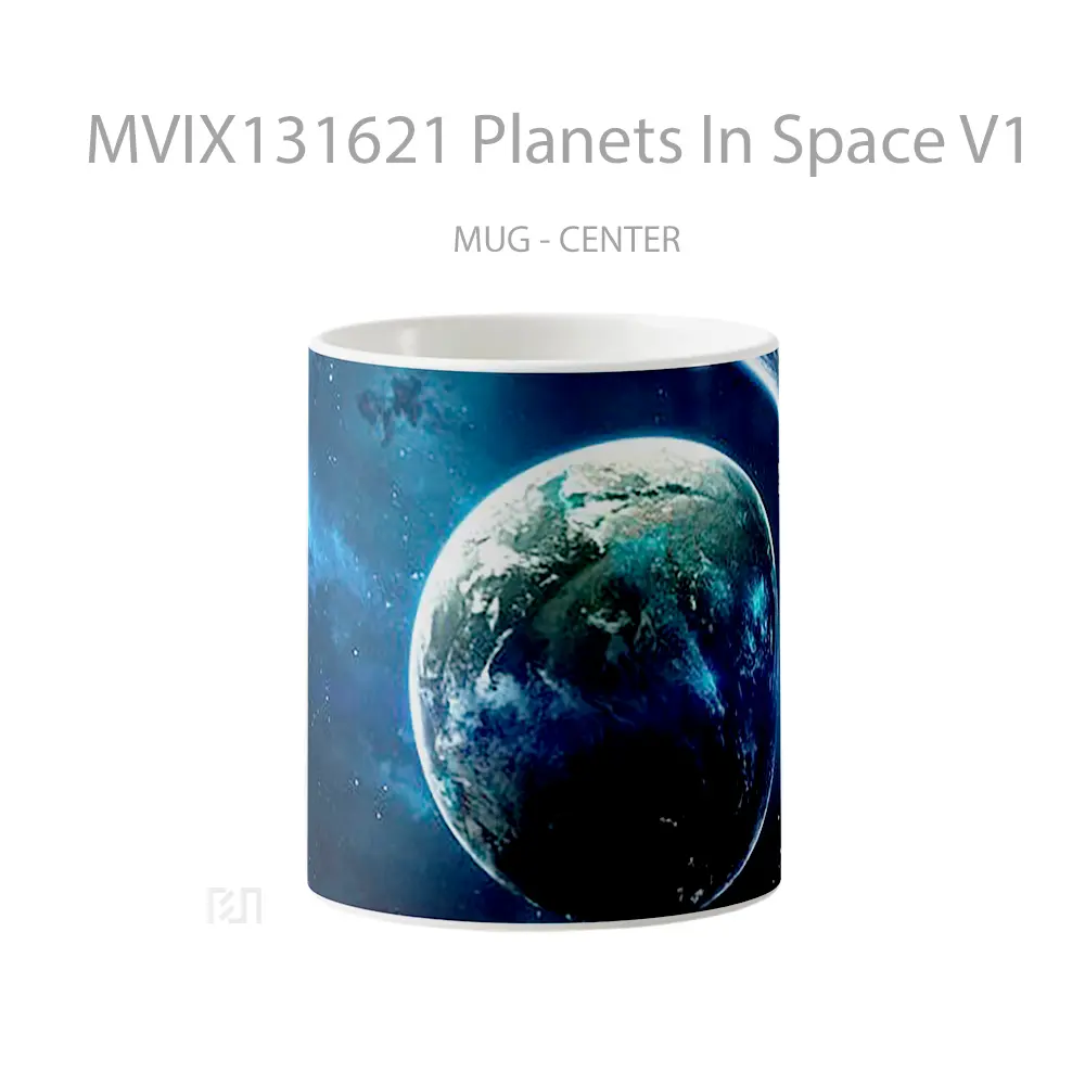 Mug Planets In Space V1 Gelas Astronomi