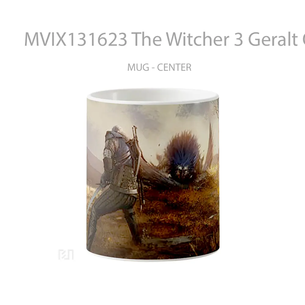 Mug The Witcher 3 Geralt Of Rivia Gelas Keramik Unik